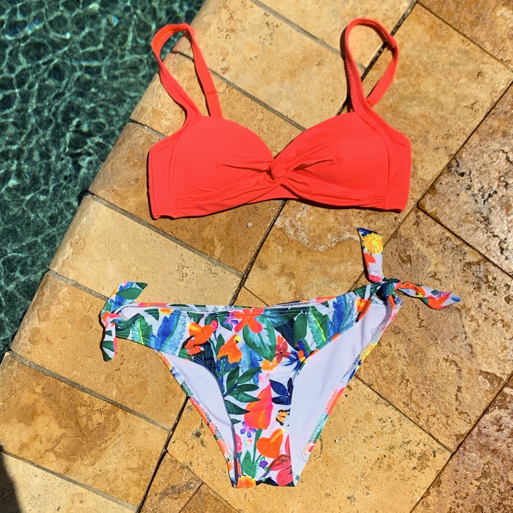 Primark, Bought In London Bikini Tropical Print
